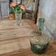 Solid oak farmhouse table "brut" 247x89, top "chocolate oak"