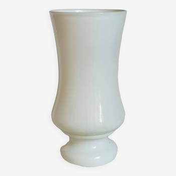 Opaline vase on foot, early 20th century