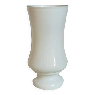 Vase en opaline sur pied début XXème