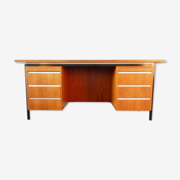 Bureau en placage de teck de Eeka 1960s