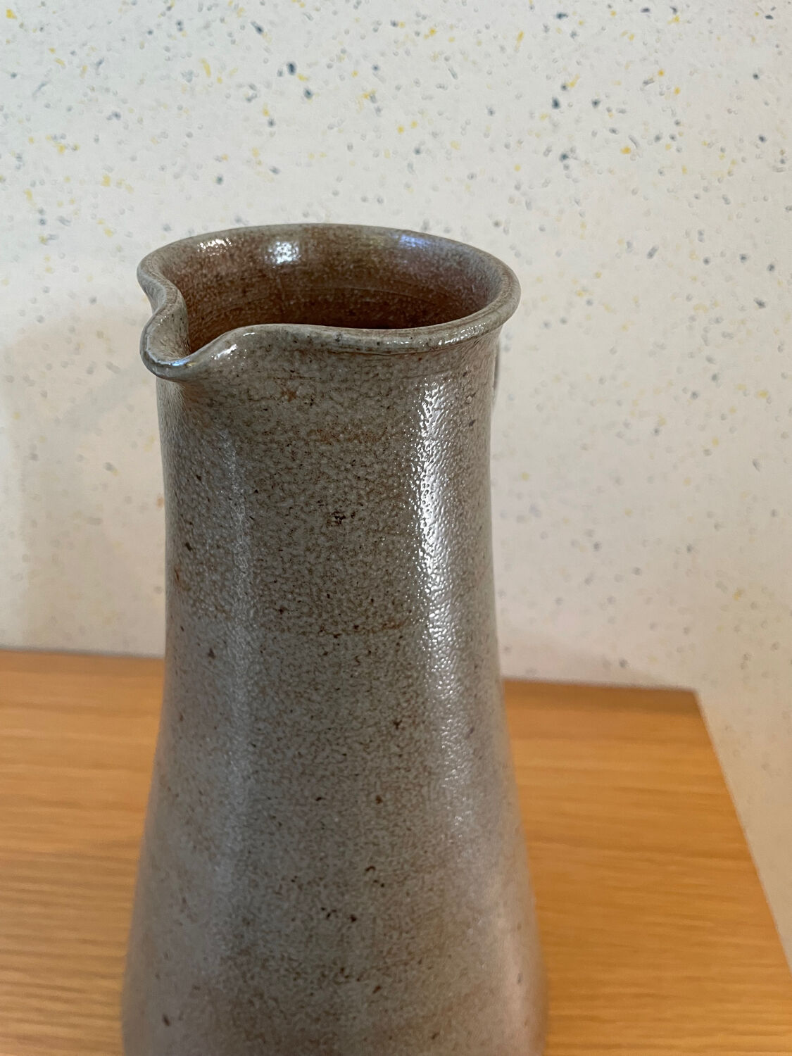Jug, stoneware carafe, 1950s-60s