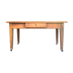 Solid wood farmhouse table