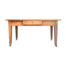 Solid wood farmhouse table