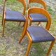 Chaises Baumann en skaï