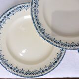 4 dessert plates from Longwy model Bordeaux 211227