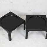 Paire de table basses space age en fibre de verre, circa 1970