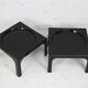 Pair of space age fiberglass coffee tables, Circa 1970