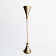 Ensemble de trois bougeoirs en métal. Ikea, années 80