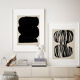 Paire d’impressions de giclée, ensemble d’art mural abstrait de deux, A3