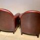 Paire de fauteuils club