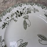 Set of 2 small ironstone plates Saint Amand and Hamage Modern Style model