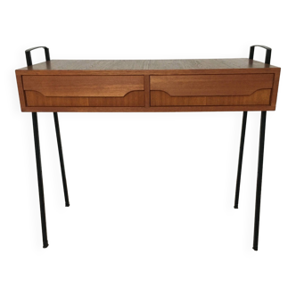 Bureau - Console scandinave  mobelfabrik teck années 60