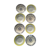 Lot of 8 old plates