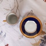 Limoges gold cups and saucers