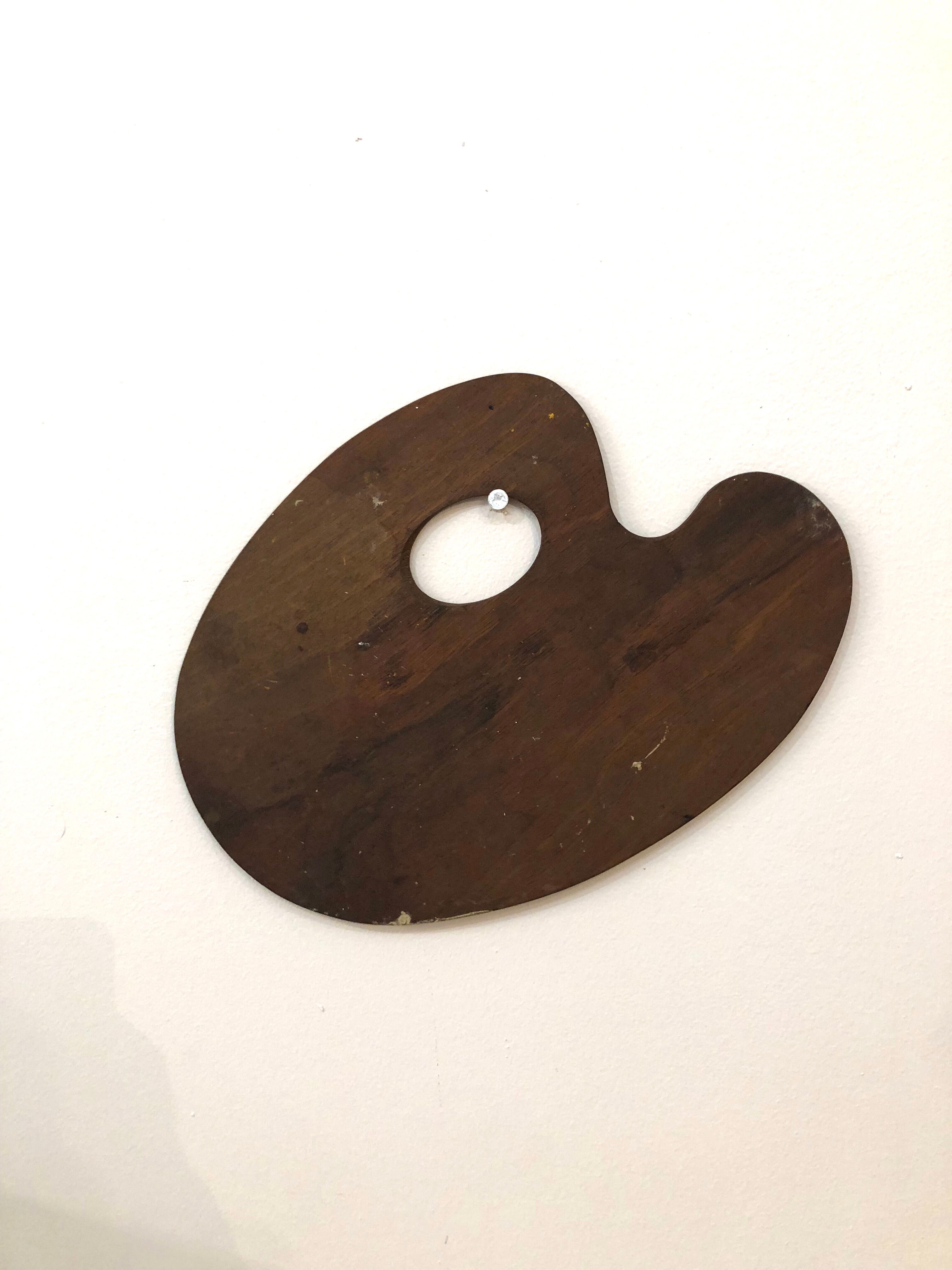 Wooden painter's palette