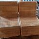 2x Wicker Lounge chair P40 by Tito Agnoli