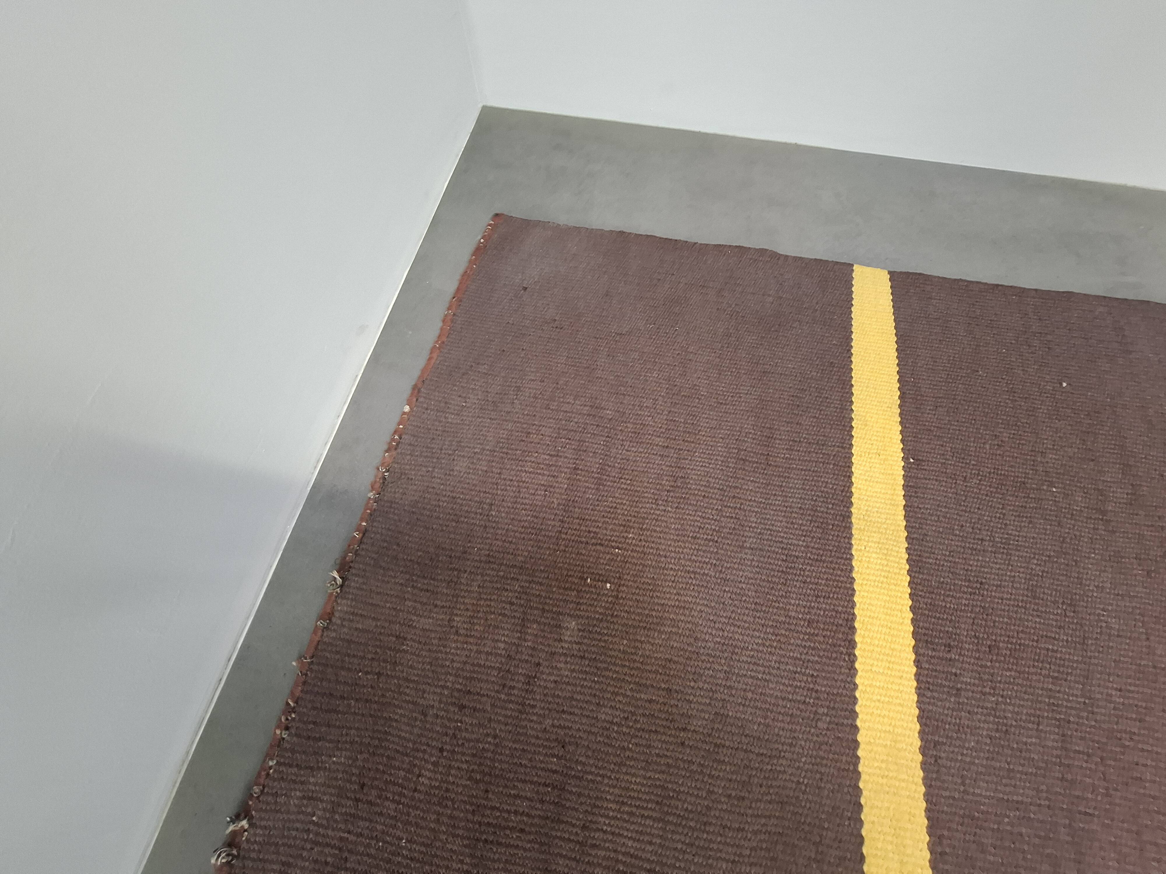 Mid-Century Modern Geometric Rug, Czechoslovakia, 1960s
