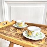 Engraved wooden tray