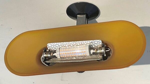 Paire d' appliques Arteluce Jill de Perry King, Mira & Arnaldi. Vintage 80s