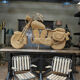 Motorcycle harley davidson rattan 1980