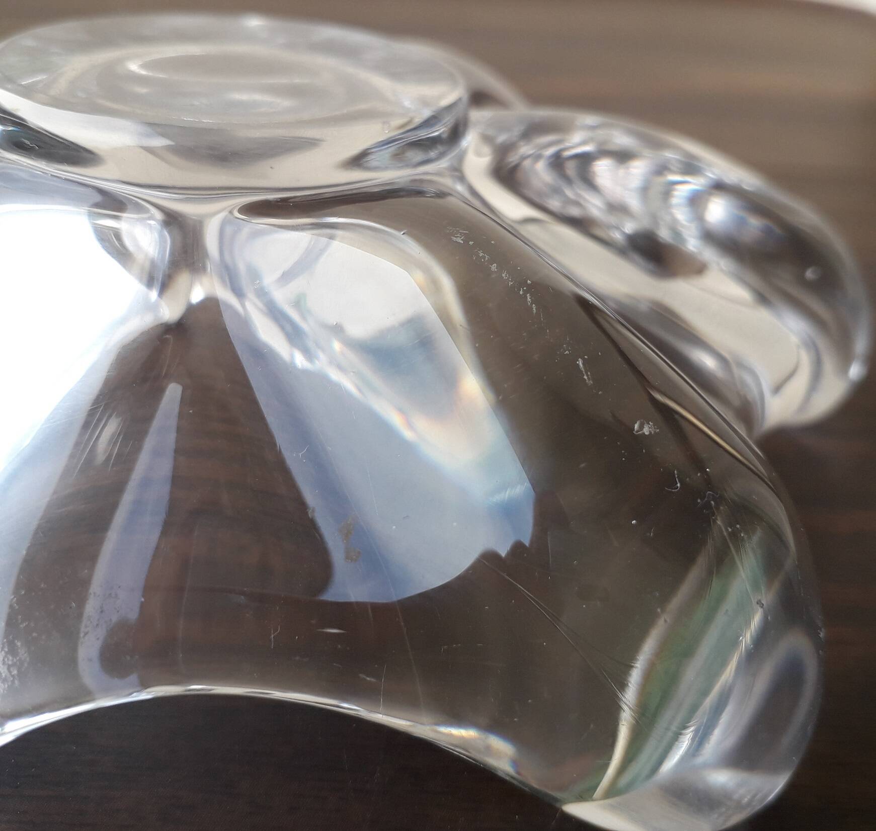 Crystal ashtray