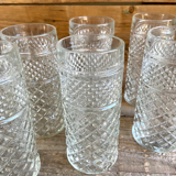 Set of 6 vintage glasses