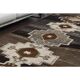 1970s Turkish Hand-Knotted Wool Cotton Brown Runner Rug 149x320