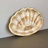 Vintage mother-of-pearl and gold trinket dish – decorative bowl