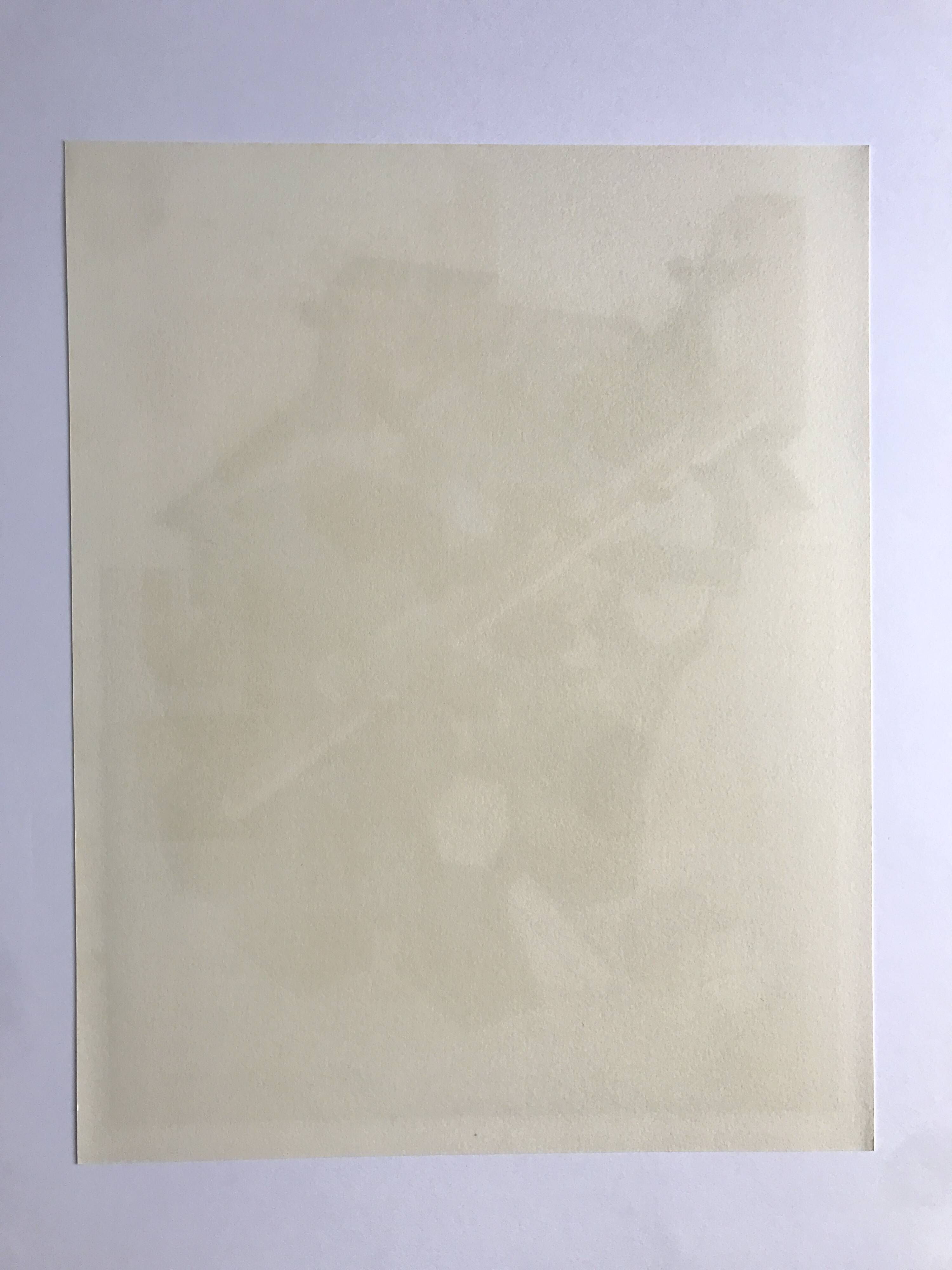 Alain le yaouanc, la terre, 1978. lithographie originale signée au crayon