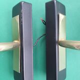Pair of 1950s gold wall lights