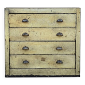 1940s iron and wood workshop furniture