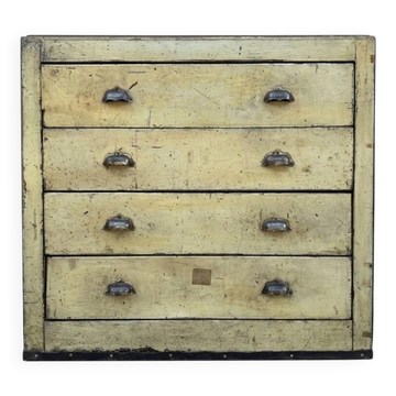 1940s iron and wood workshop furniture