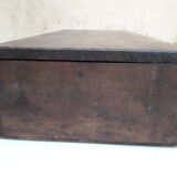 Wooden crate box 46.2x19.3cm with compartments