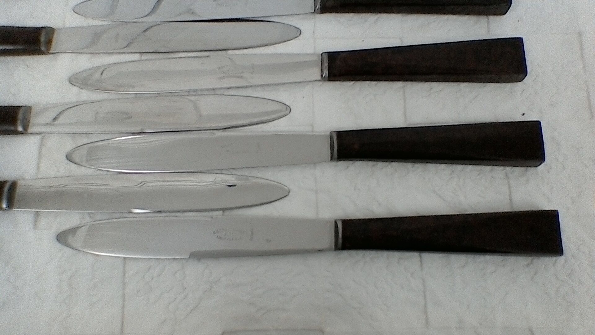 Table knives, vintage.