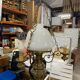 Gilded brass ceiling lamp