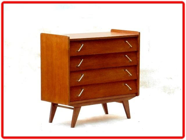 Commode vintage pieds compas