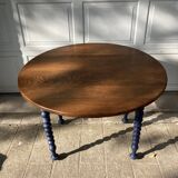 Table rustique à battants