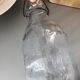 Glass milk bottle
