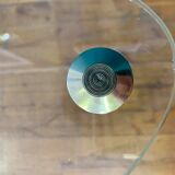Glass side table
