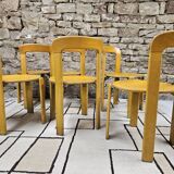 Lot of vintage bruno rey 1970" chairs