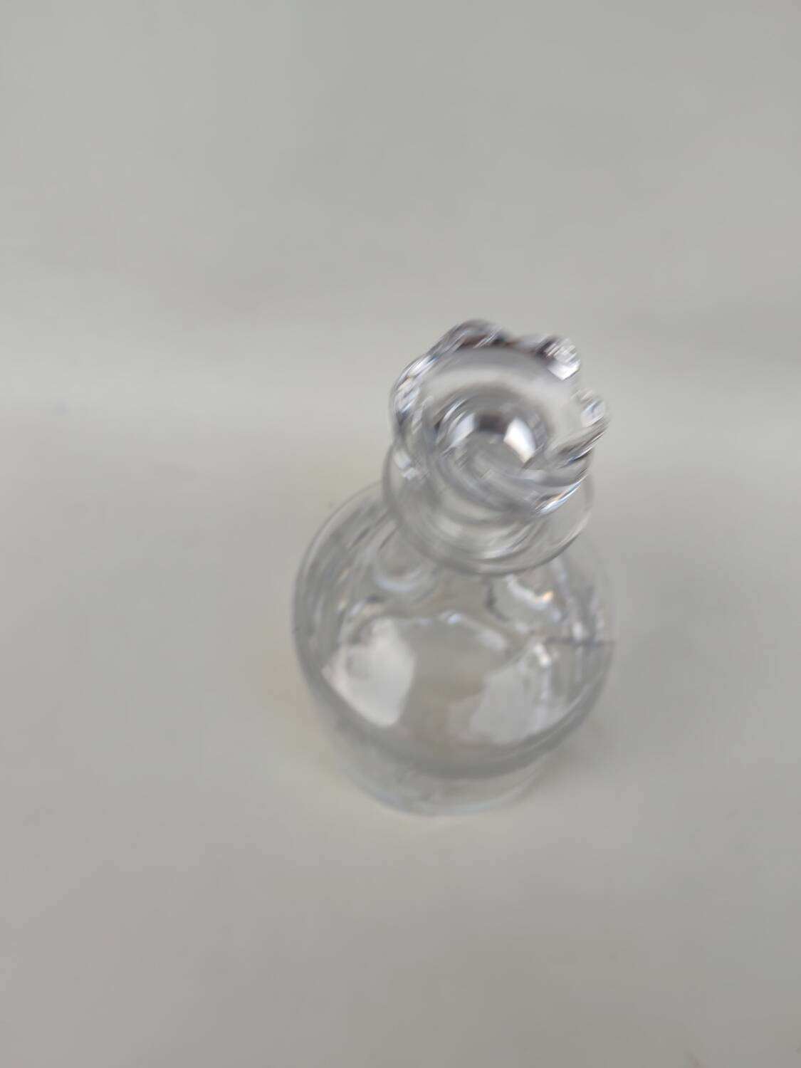 Daum crystal whisky decanter. Bleneau model.