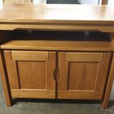 Solid oak tv stand