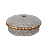 Clichy glass lampshade with golden twist