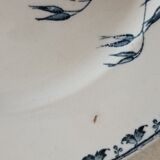 2 assiettes terre de fer Sarreguemines