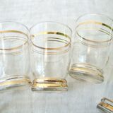 Set of 6 vintage water glasses