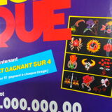 Original national zodiac lottery poster new 1985