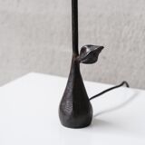 Iron mid-century french table lamp