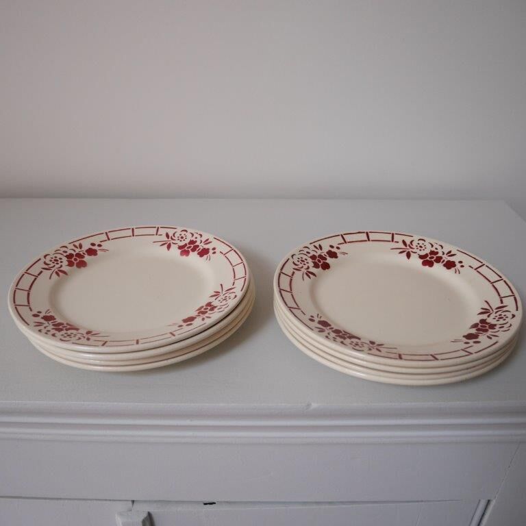 Set of 8 dessert plates Badonviller