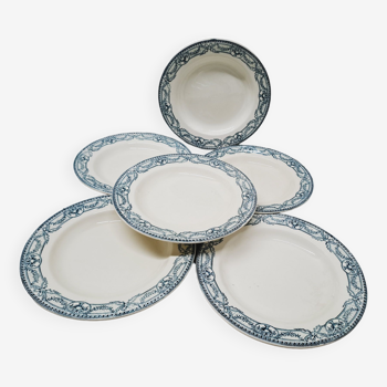 Set de 6 assiettes creuses Terre de Fer