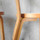 Set of 6 chairs model 66 by Alvar Aalto for Artek